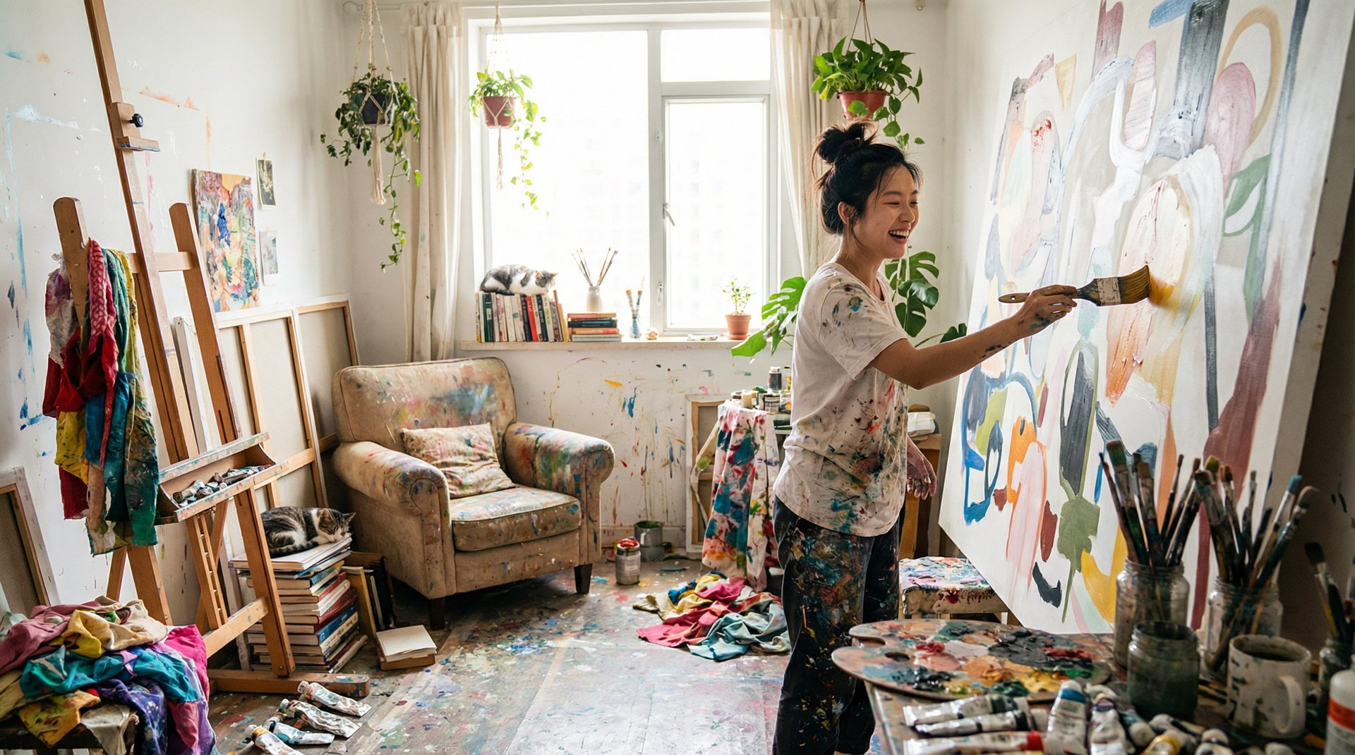 校花艺术传媒创作